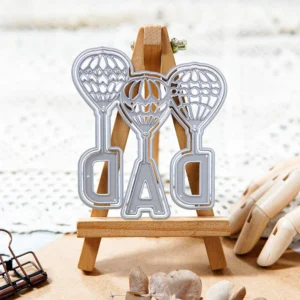Sumflying Father's Day Celebration Metal Cutting Dies Fathers Day Theme Metal Cutting Dies 03