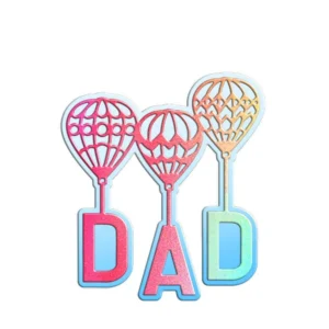 Sumflying Father's Day Celebration Metal Cutting Dies Fathers Day Theme Metal Cutting Dies 04