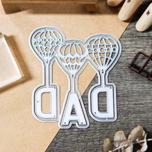 Sumflying Father's Day Celebration Metal Cutting Dies Fathers Day Theme Metal Cutting Dies 05