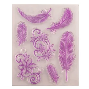 Feather Set Stamp Set - packaging photo | clear stamp