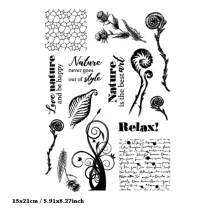 Ferns Stamp Set - main product photo | clear stamp