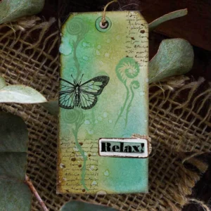 Ferns Stamp Set - detail view | clear stamp
