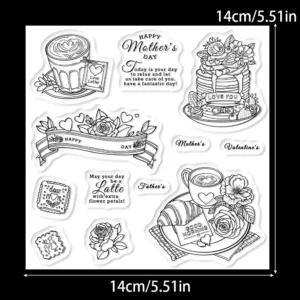 Festival Afternoon Tea Clear Stamps 02