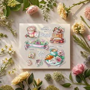 Festival Afternoon Tea Clear Stamps 04