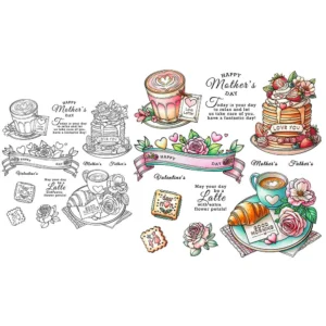Festival Afternoon Tea Clear Stamps 07