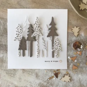 Sumflying Fir Tree Forest Metal Die Cuts - product photo 3 of 4