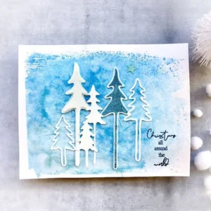 Sumflying Fir Tree Forest Metal Die Cuts - product photo 4 of 4