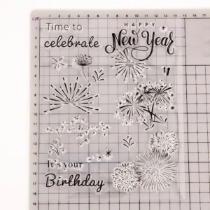 Fireworks Stamp Set Fireworks Stamp Set - detail view | clear stamp