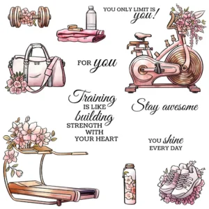 Fitness Equipment Clear Stamps 00