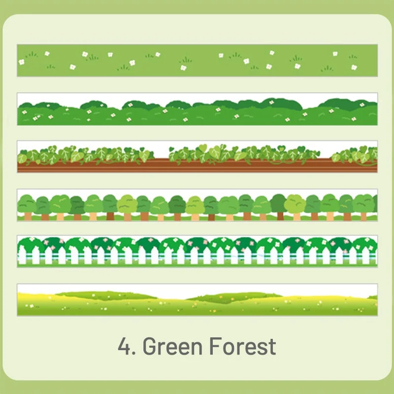 Cute Romantic Landscaping Washi Tape Set Cute Romantic Landscaping Washi Tape Set