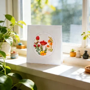 Sumflying Floral Circle Frame Metal Cutting Dies - product photo 3 of 5
