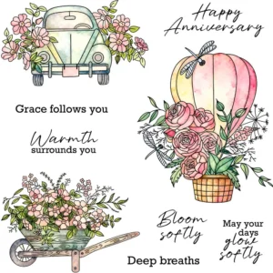 Floral Elements Clear Stamps 01