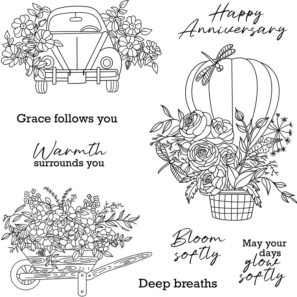 Floral Elements Clear Stamps 04 Floral Elements Clear Stamps 04