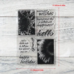 Floral Pattern Clear Stamps 01