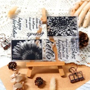 Floral Pattern Clear Stamps 03
