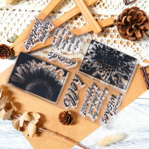 Floral Pattern Clear Stamps 04