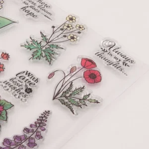 Flourish Stamp Set - packaging photo | clear stamp