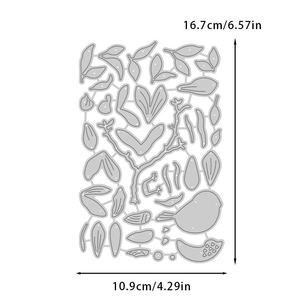 Flower And Bird Metal Cutting Dies 01 Flower And Bird Metal Cutting Dies 01