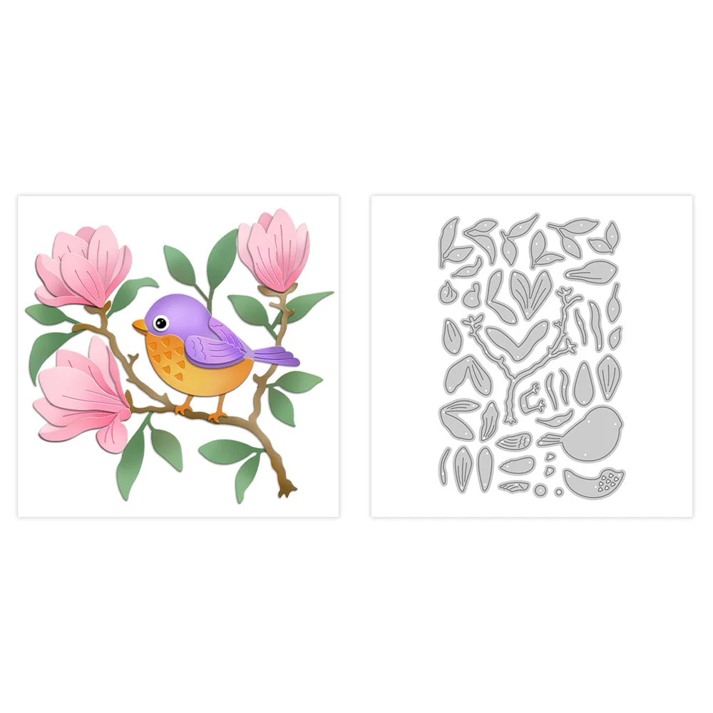 Flower And Bird Metal Cutting Dies 05 Flower And Bird Metal Cutting Dies 05