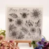 Flower Bee Clear Stamp Set - main product photo | clear stamp