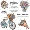 Flower Bicycle Clear Stamps 00
