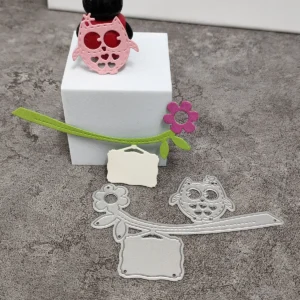 Sumflying Flower Branch with Owl Metal Cutting Dies - product photo 4 of 6