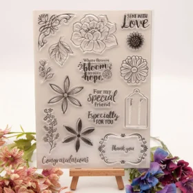 Flower Clear Stamp Set