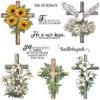 Flower Cross Clear Stamps 00