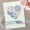 Sumflying Flower Floral Love Heart Metal Cutting Dies - main product photo