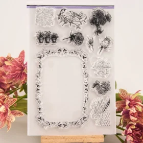 Flower Frame Stamp Set