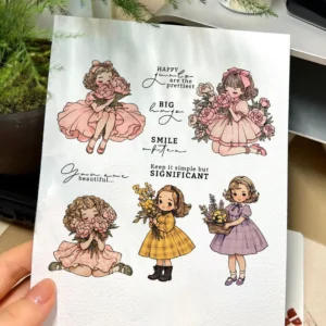 Flower Girls Clear Stamps 04