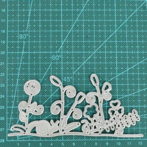 Sumflying Flower Grass with Snail Metal Cutting Dies - product photo 3 of 4