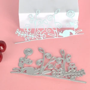 Sumflying Flower Grass with Snail Metal Cutting Dies - product photo 4 of 4