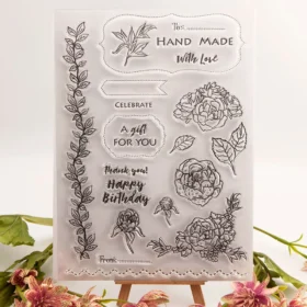 Flower Handmade Clear Stamp Set