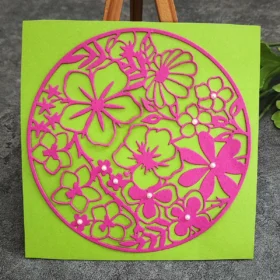 Flower Leaves Circle Metal Cutting Dies