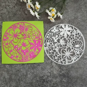 Sumflying Flower Leaves Circle Metal Cutting Dies - product photo 3 of 6