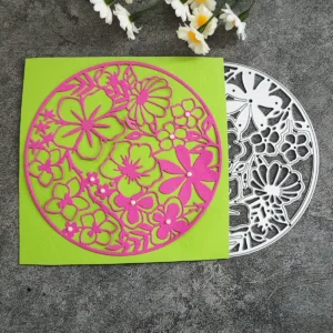 Sumflying Flower Leaves Circle Metal Cutting Dies - product photo 4 of 6