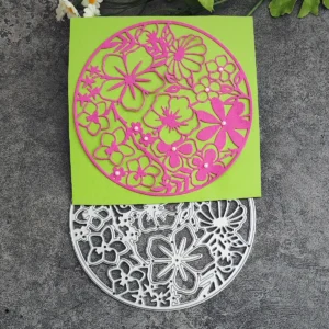 Sumflying Flower Leaves Circle Metal Cutting Dies - product photo 5 of 6