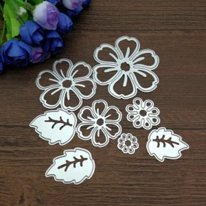 Sumflying Flower Leaves Metal Die Cuts - product photo 5 of 6