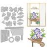Flowers And A Stroller Metal Cutting Dies 00
