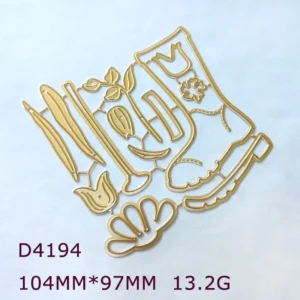 Flowers And Boots Metal Cutting Dies 01