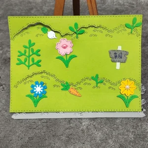 Sumflying Flowers Pathway Metal Cutting Dies - product photo 2 of 5