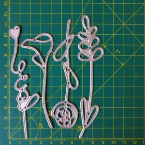 Sumflying Flowers Plant Lines Metal Cutting Dies - product photo 2 of 4