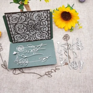 Sumflying Flowers Plant Lines Metal Cutting Dies - product photo 4 of 4