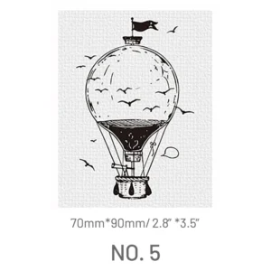 Flying House Series Rubber Stamp Flying House Series Rubber Stamp