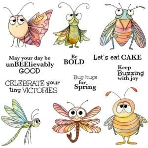 Flying Insects Clear Stamps 01