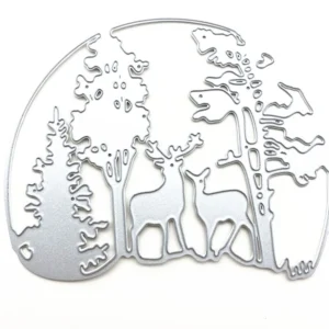 Sumflying Forest Deer Metal Die Cuts metal cutting die - detail view
