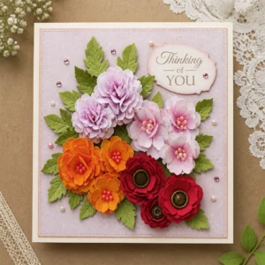 Four Flowers Card 2