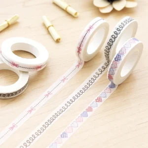 Cute Simple Patterns Skinny Washi Tape Cute Simple Patterns Skinny Washi Tape