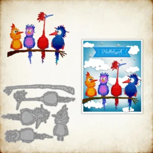 Funny Birds Metal Cutting Dies 00